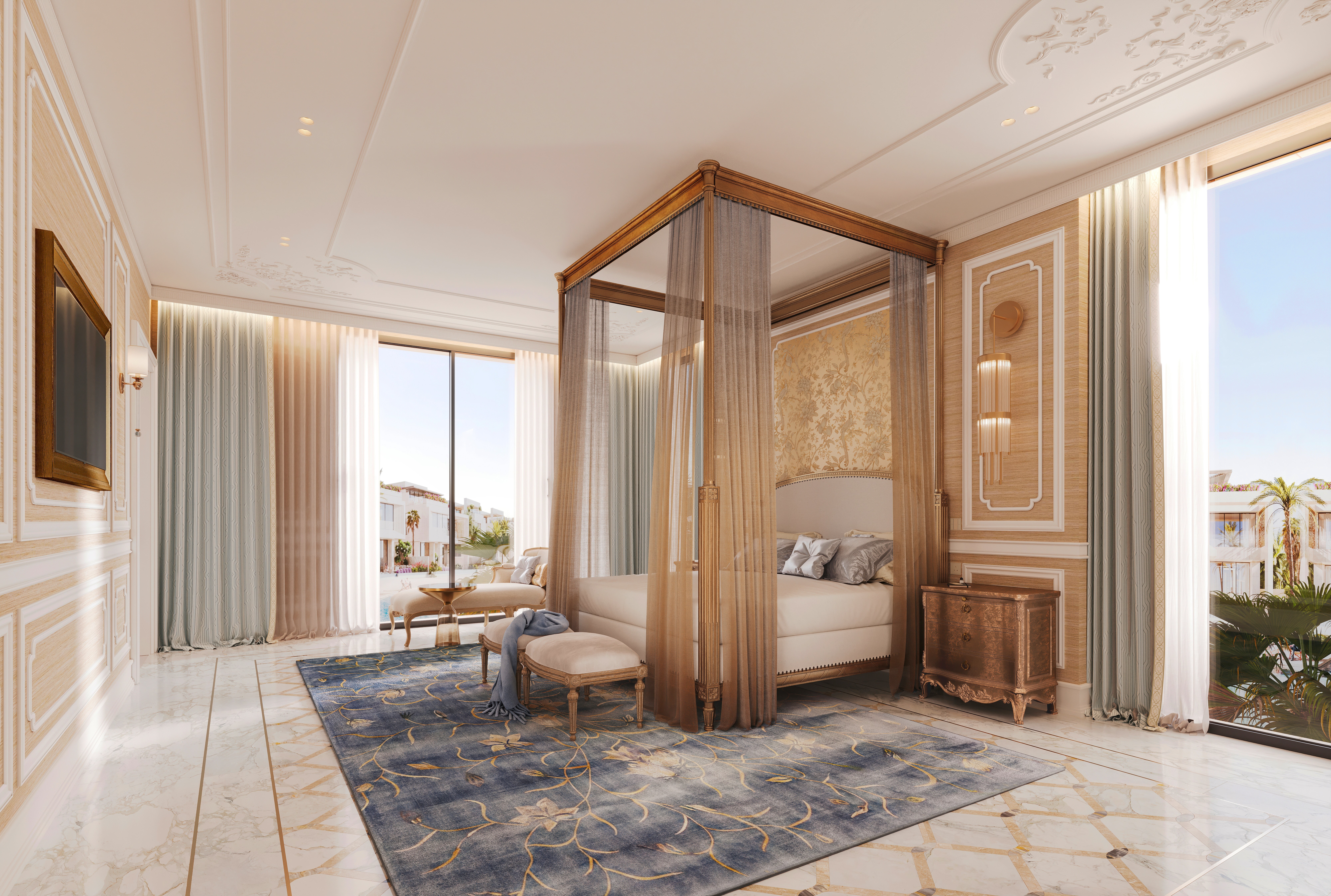 Monaco Mansions Azizi Venice Bedroom