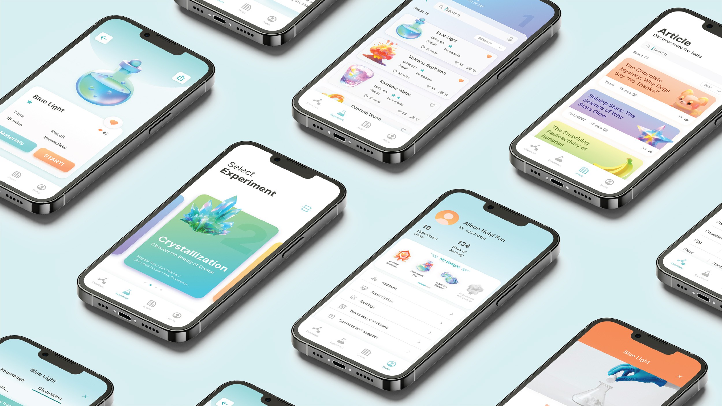 Streetside billboard with flyposters of the Batch.Works brand and illustrations