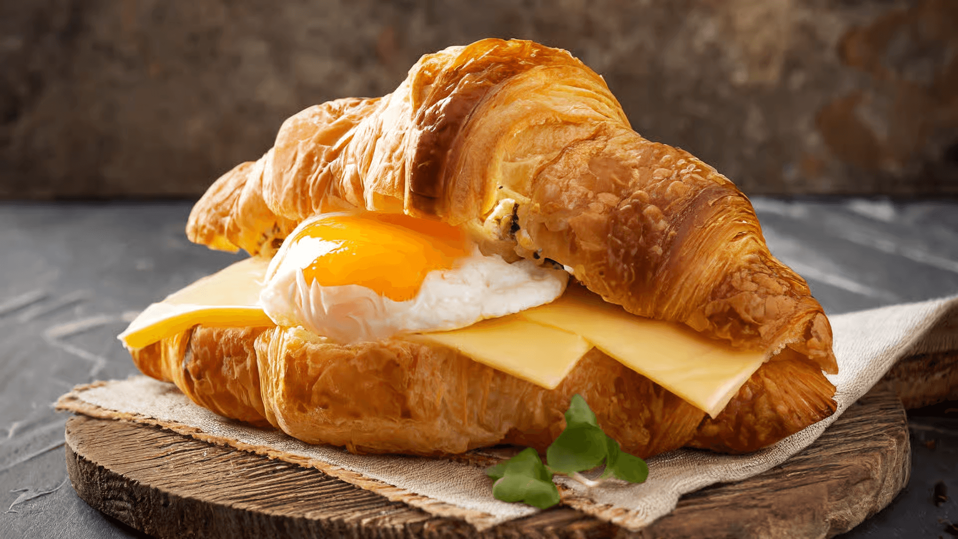 Egg & Cheese Croissant Sandwich