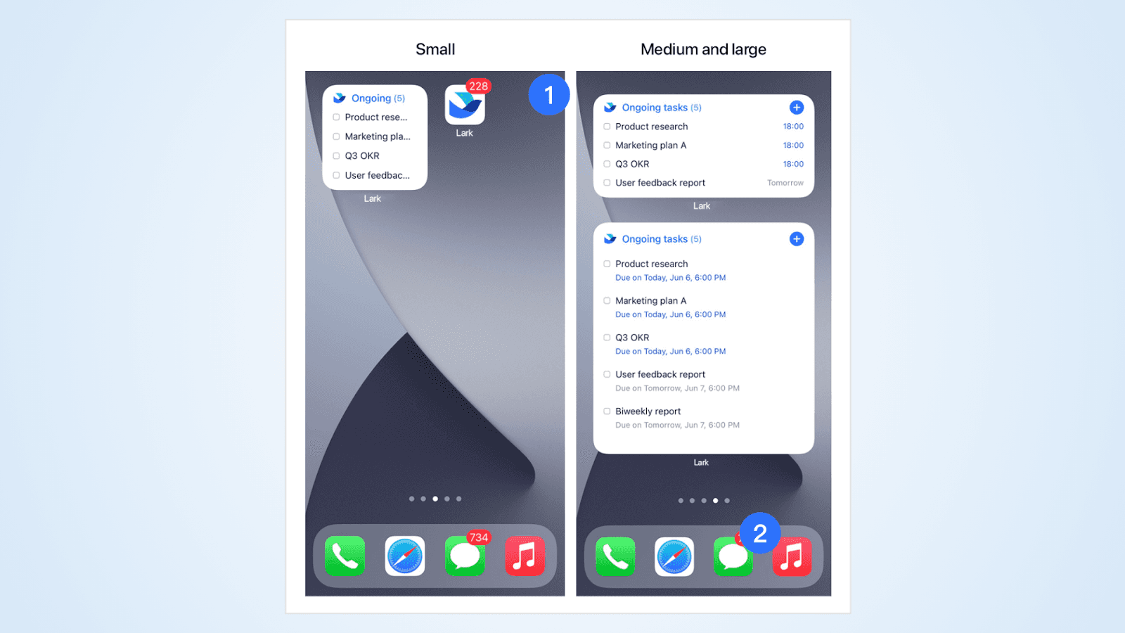 Mobile task assignment with Lark