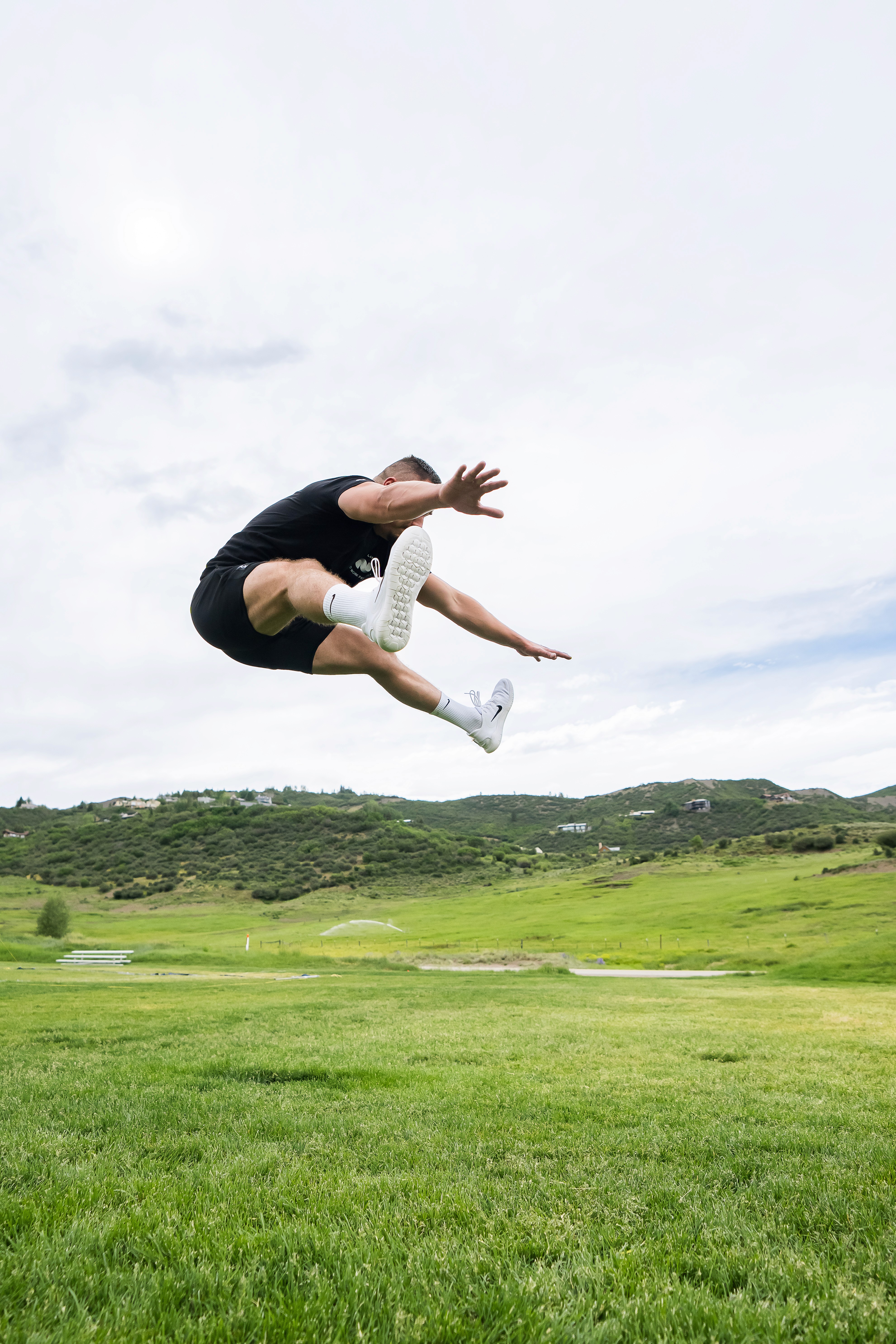 Coach explaining stuff to an athlete