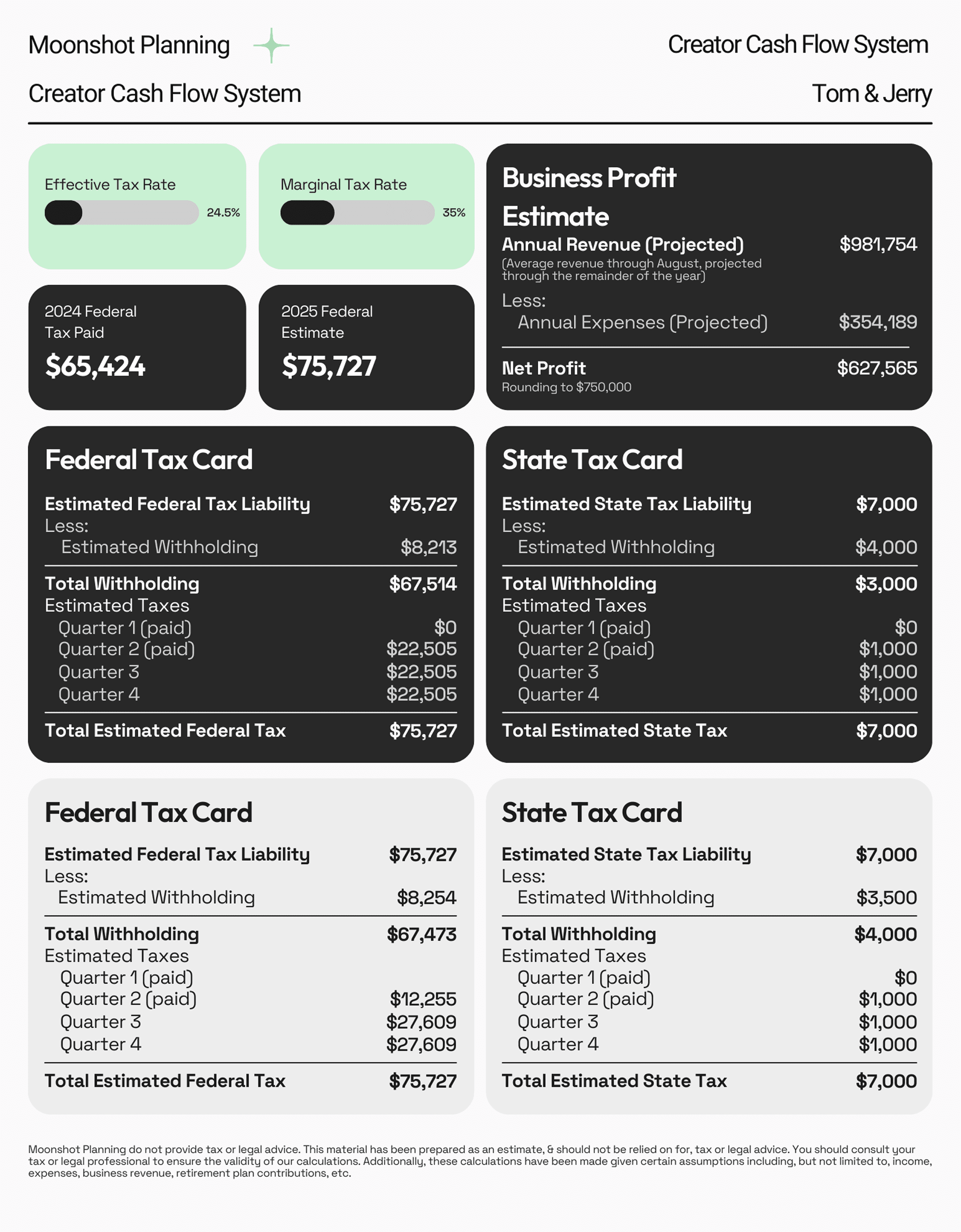 An image of Freelio's budget ui