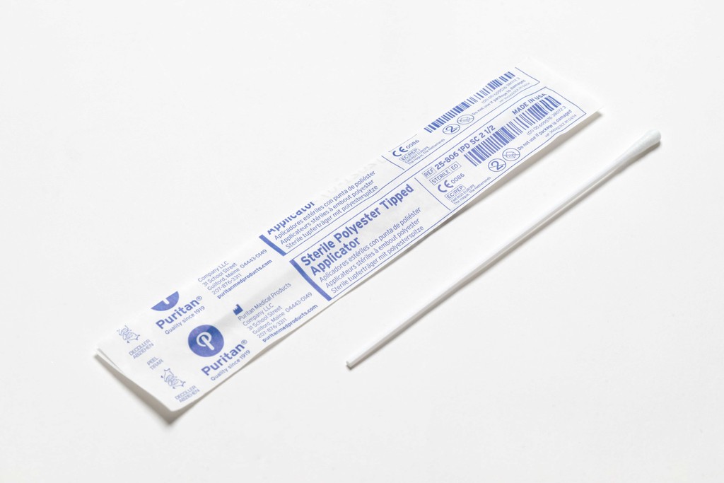 Close-up of Mold Analyzer Test Cassette for single-use mold testing