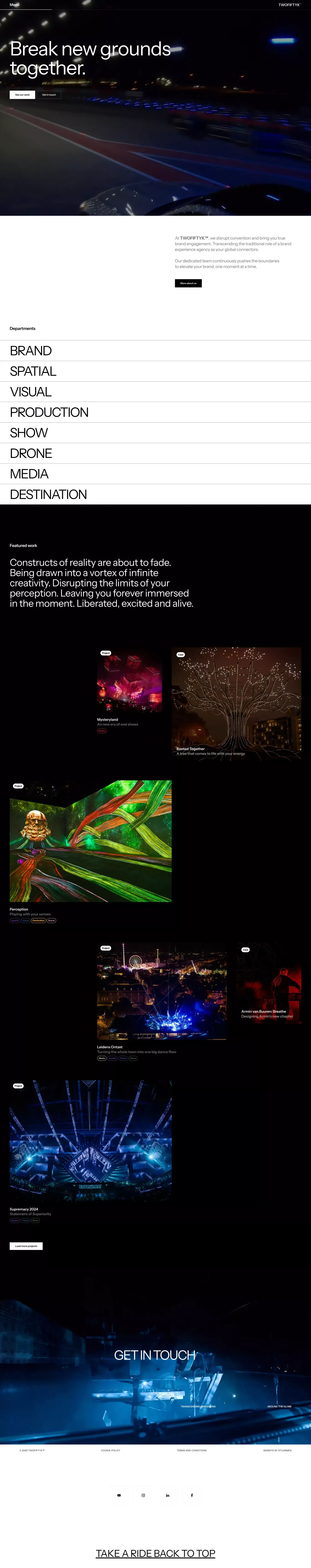 TWOFIFTYK™ portfolio page screenshot showcasing Advertising and Design design