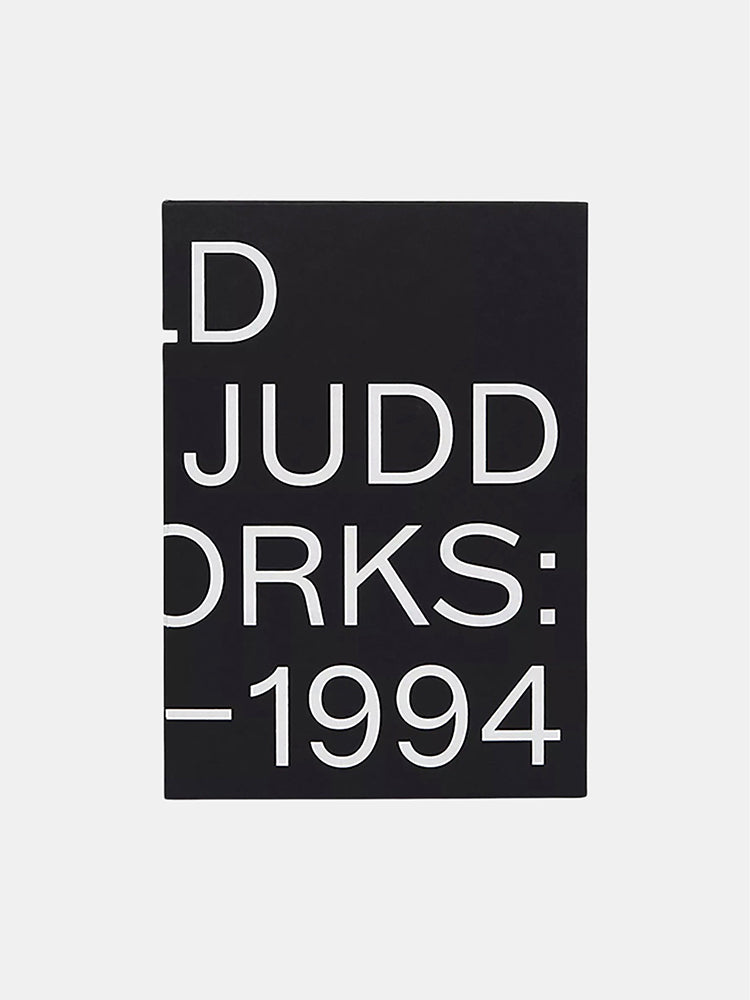 Donald Judd: Artworks 1970-1994 - Tadaima - Preview