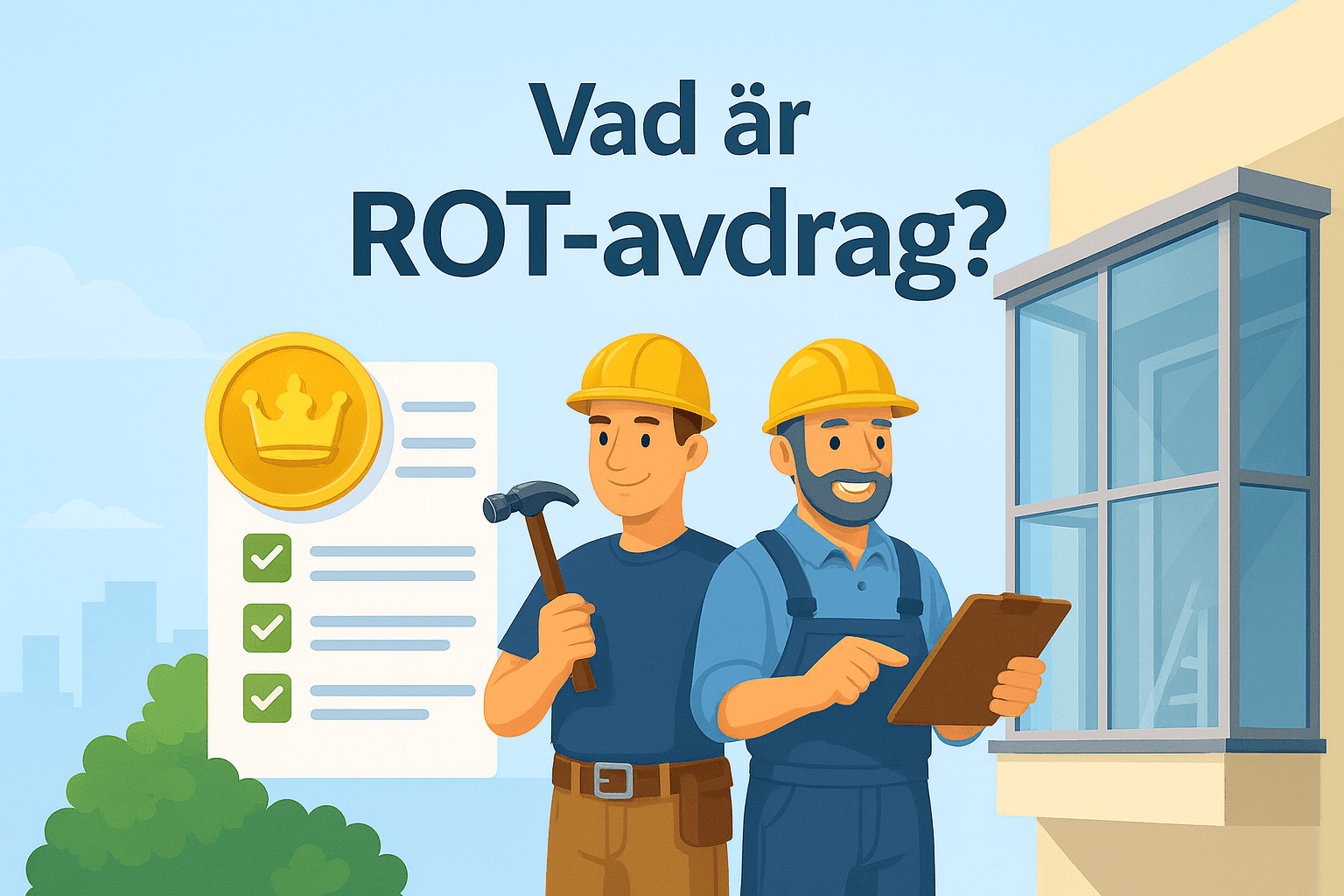 ROT-avdrag för inglasning