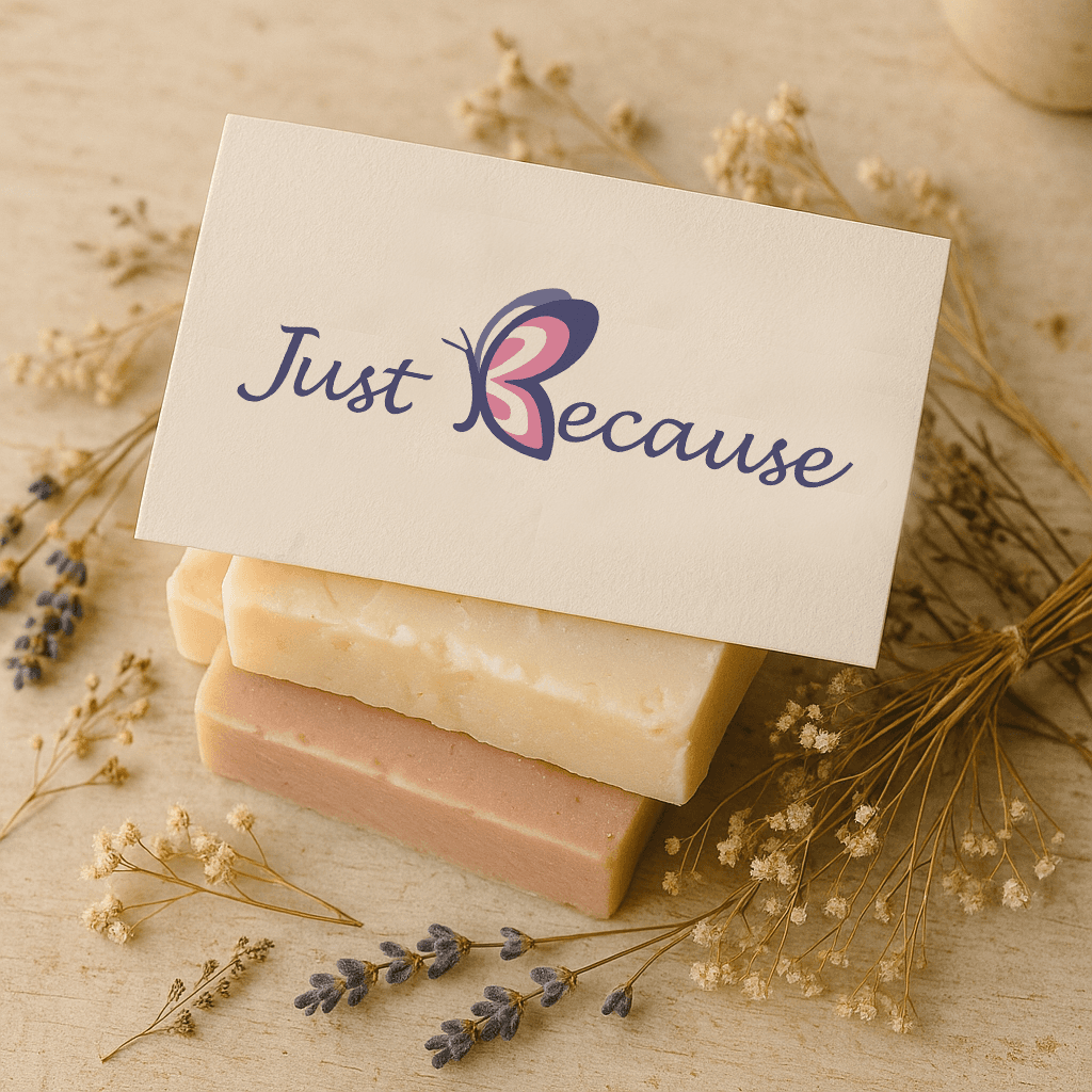 just Because Card and Soap