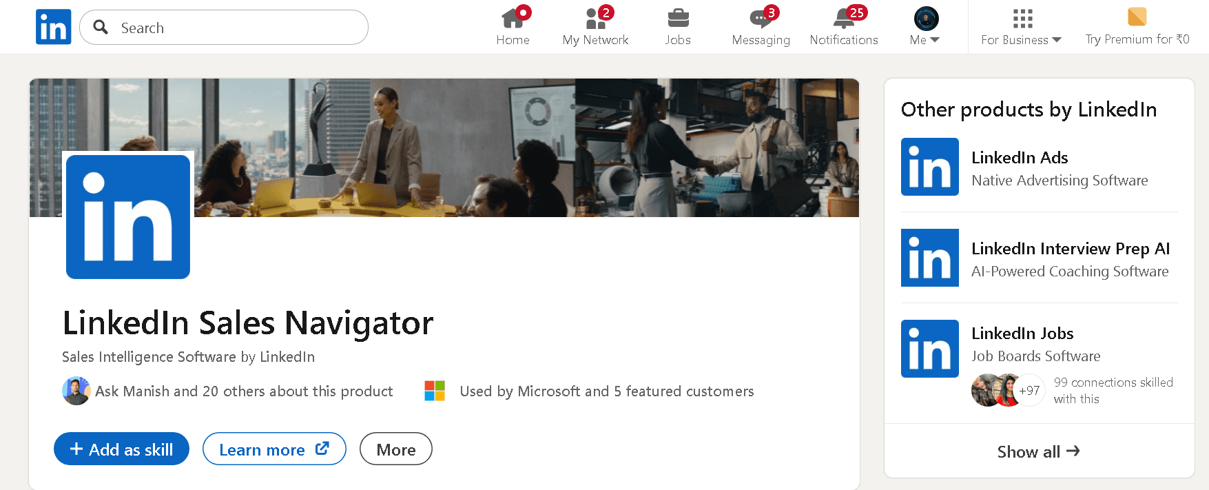 LinkedIn Sales Navigator