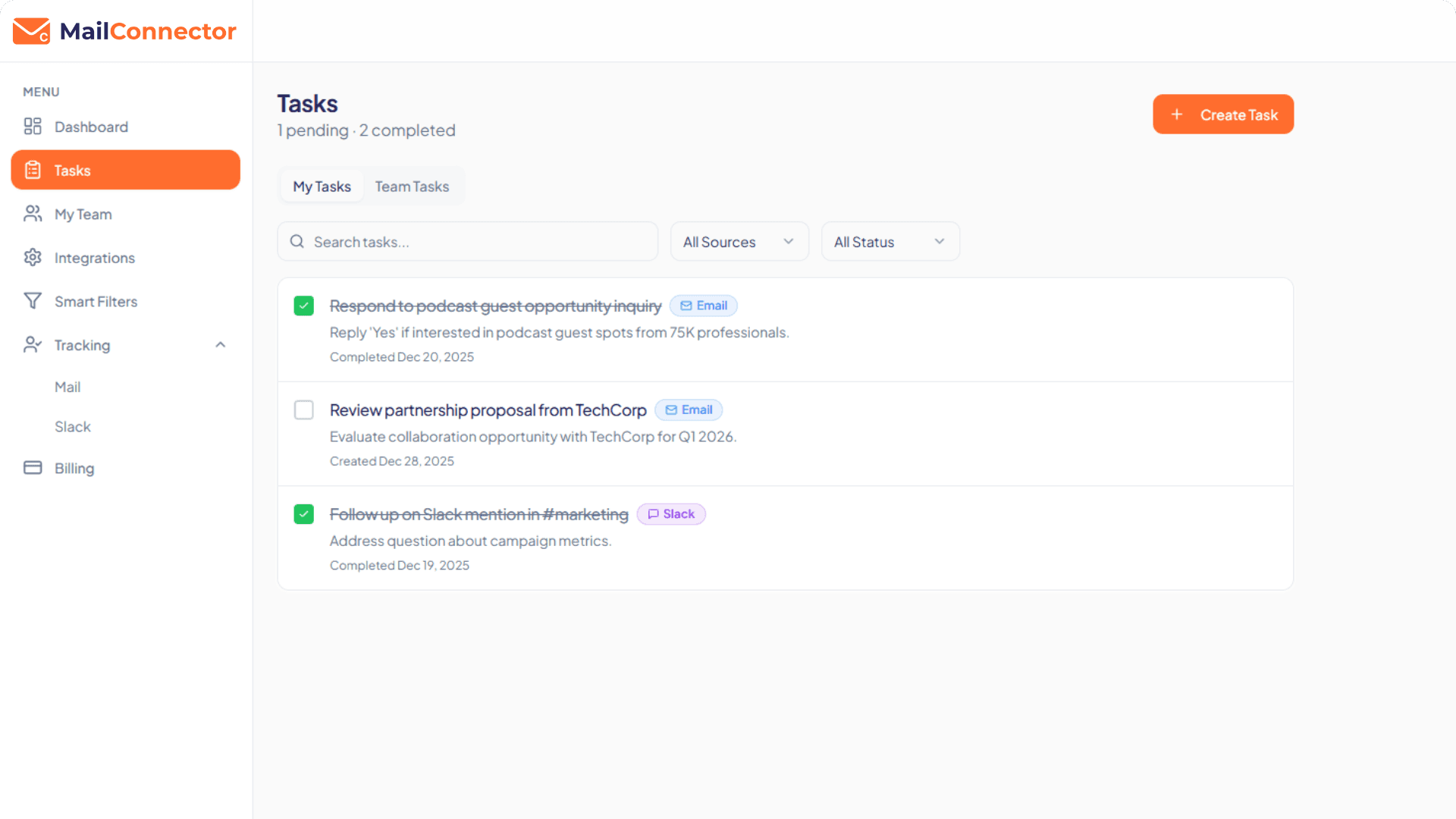 An image of Dreelio's dashboard