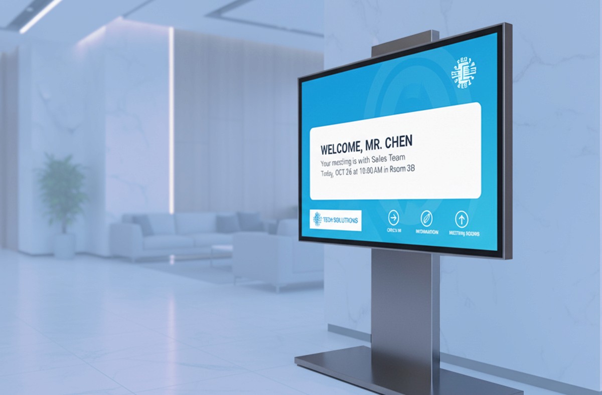 شاشات إدارة الزوار