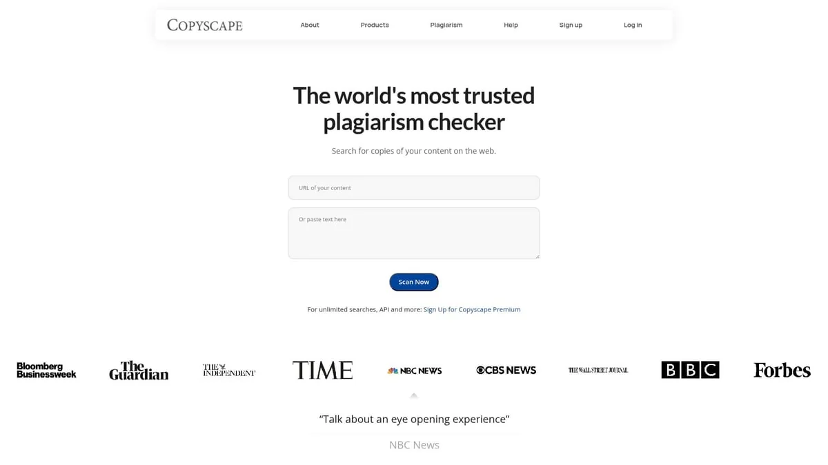 7 Essential What Is The Best Plagiarism Checker Tools 2026 - 7. Copyscape