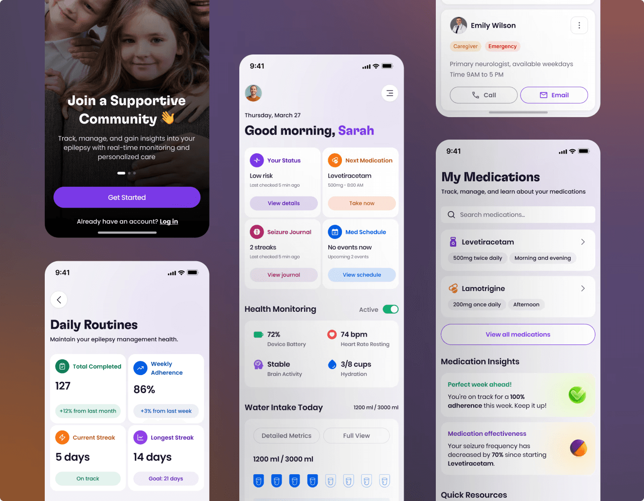 Three iPhones displaying a banking app