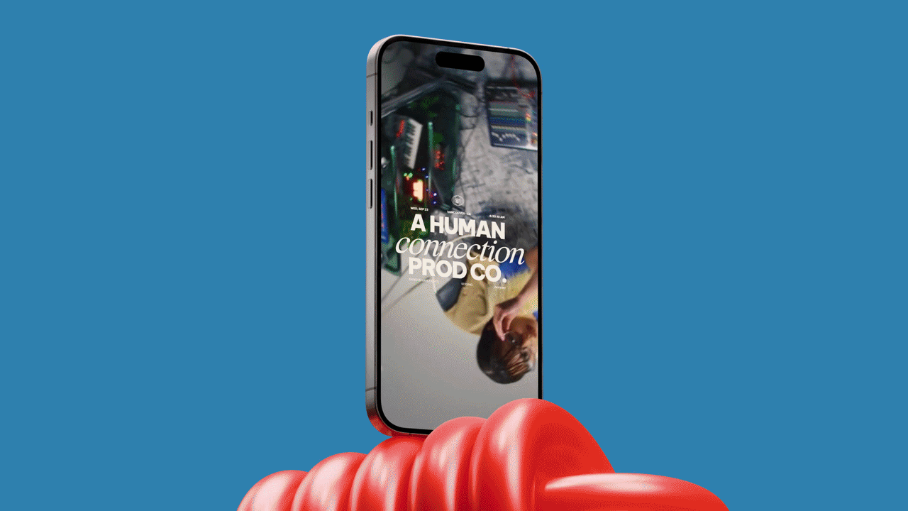 Workshop Film Company film preview displayed on a phone
