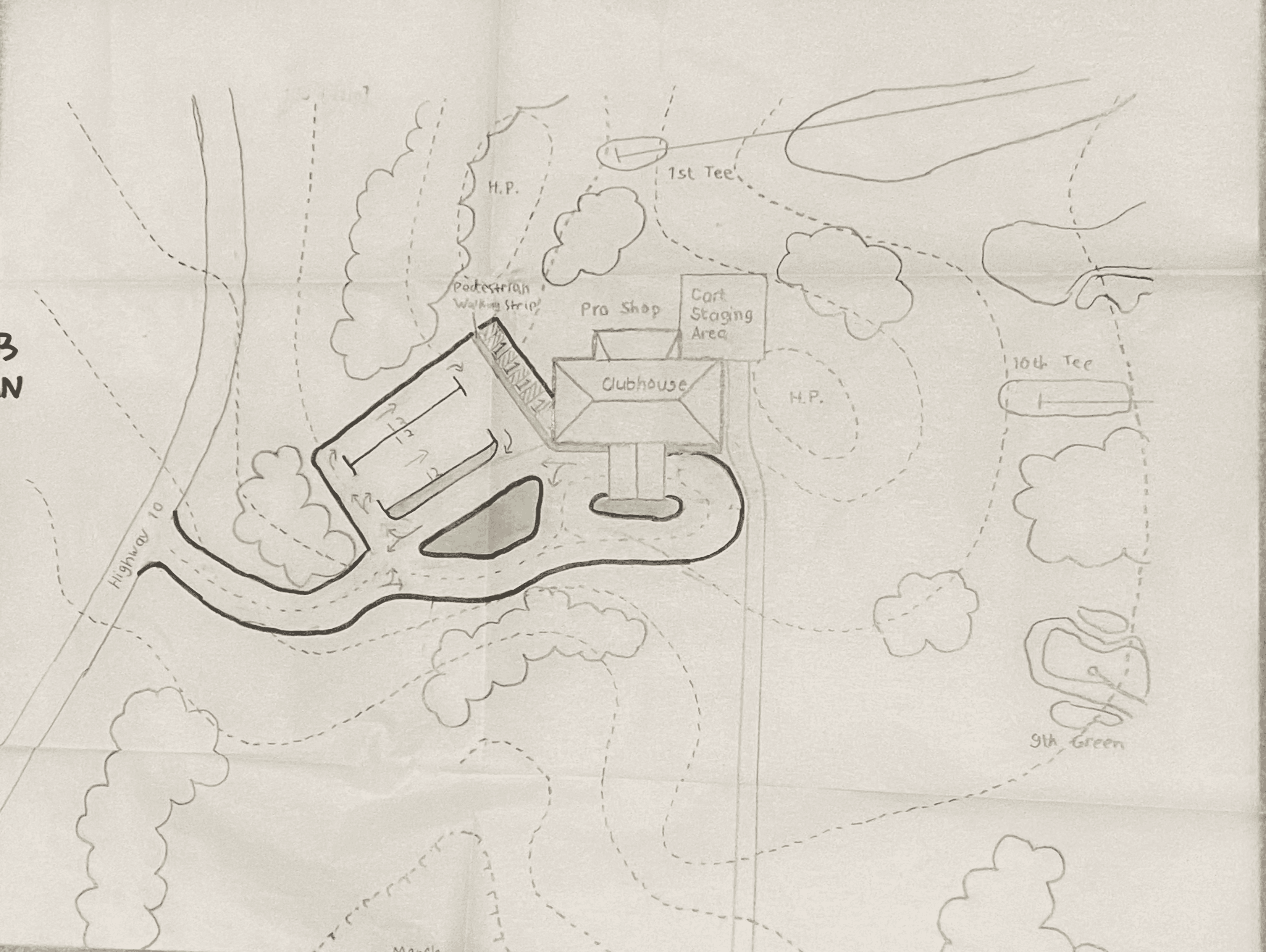Theo Berry: Golf Course Site Plan Urban Design