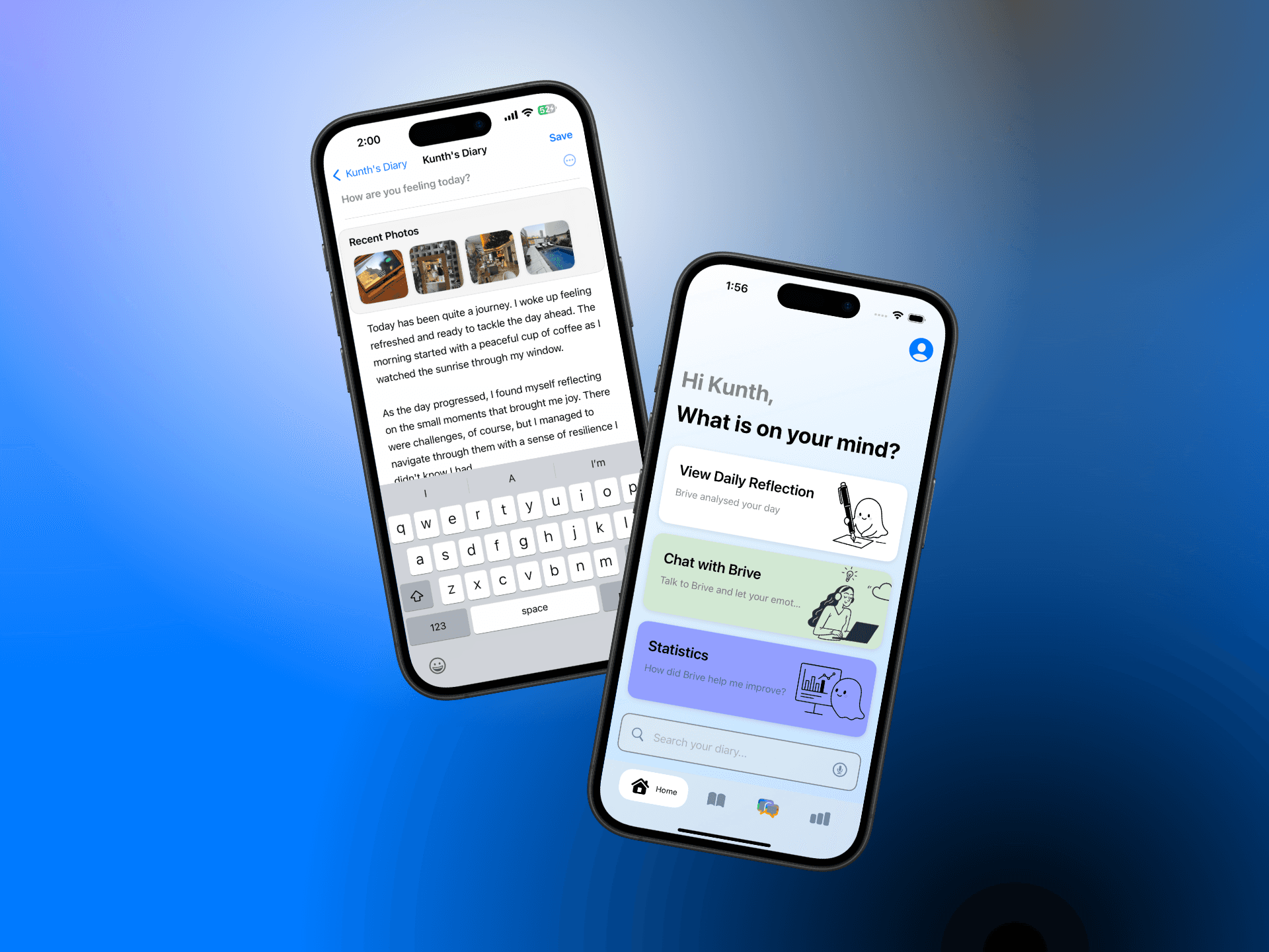Brive: AI Journaling app picture