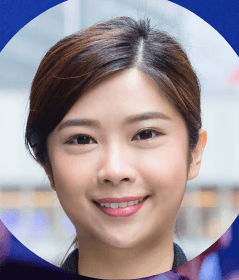 woman wearing black crew-neck shirt