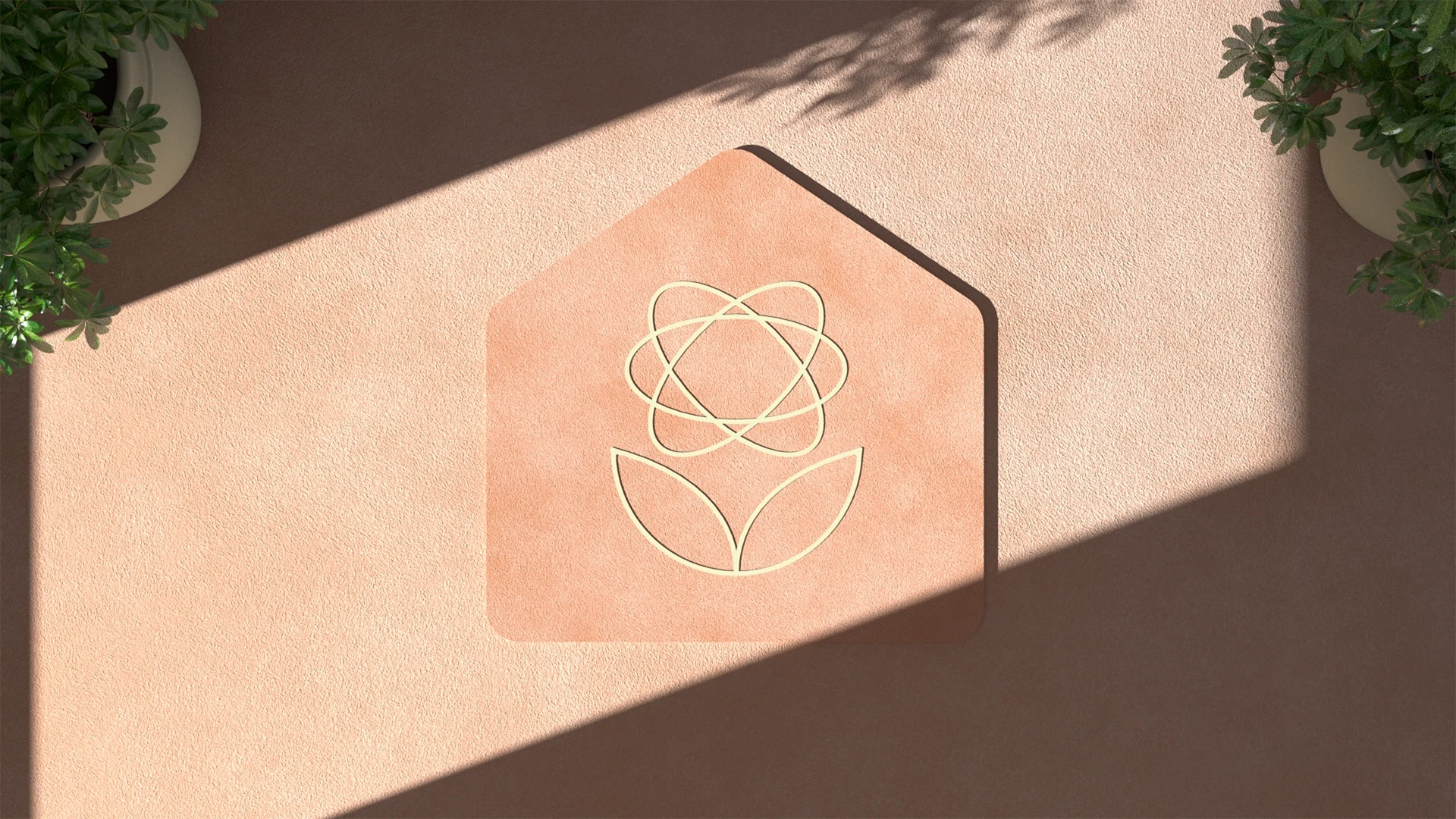 Photoreal 3D product render showcasing Arovalis essential oil bottles