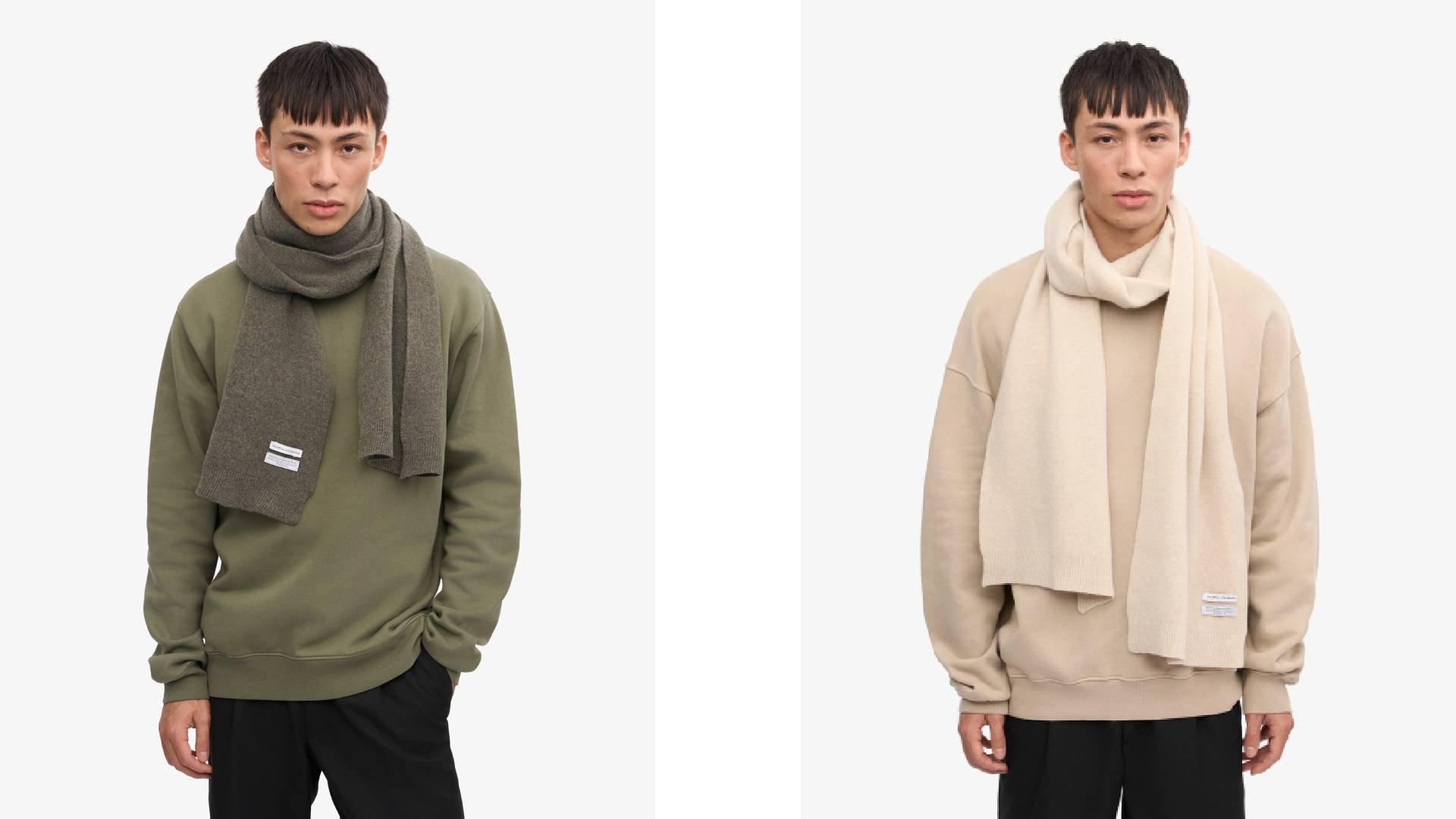  La laine recyclée utilisée pour les essentiels déclinés en plus de 40 coloris de Colorful Standard 