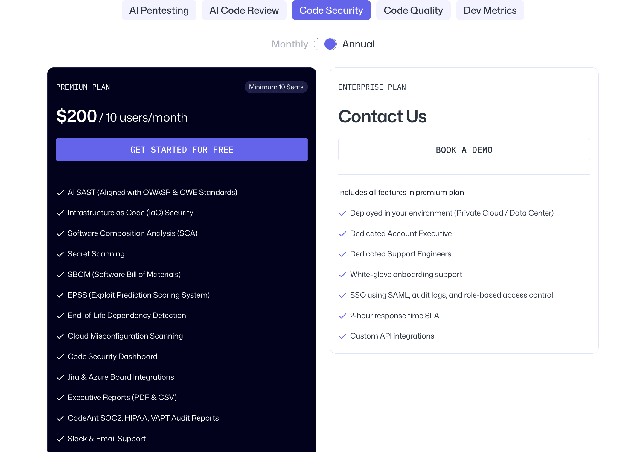 Get a complete breakdown of our court, security dashboard and a premium plan starting at 1: $50 per 10 users per month. 