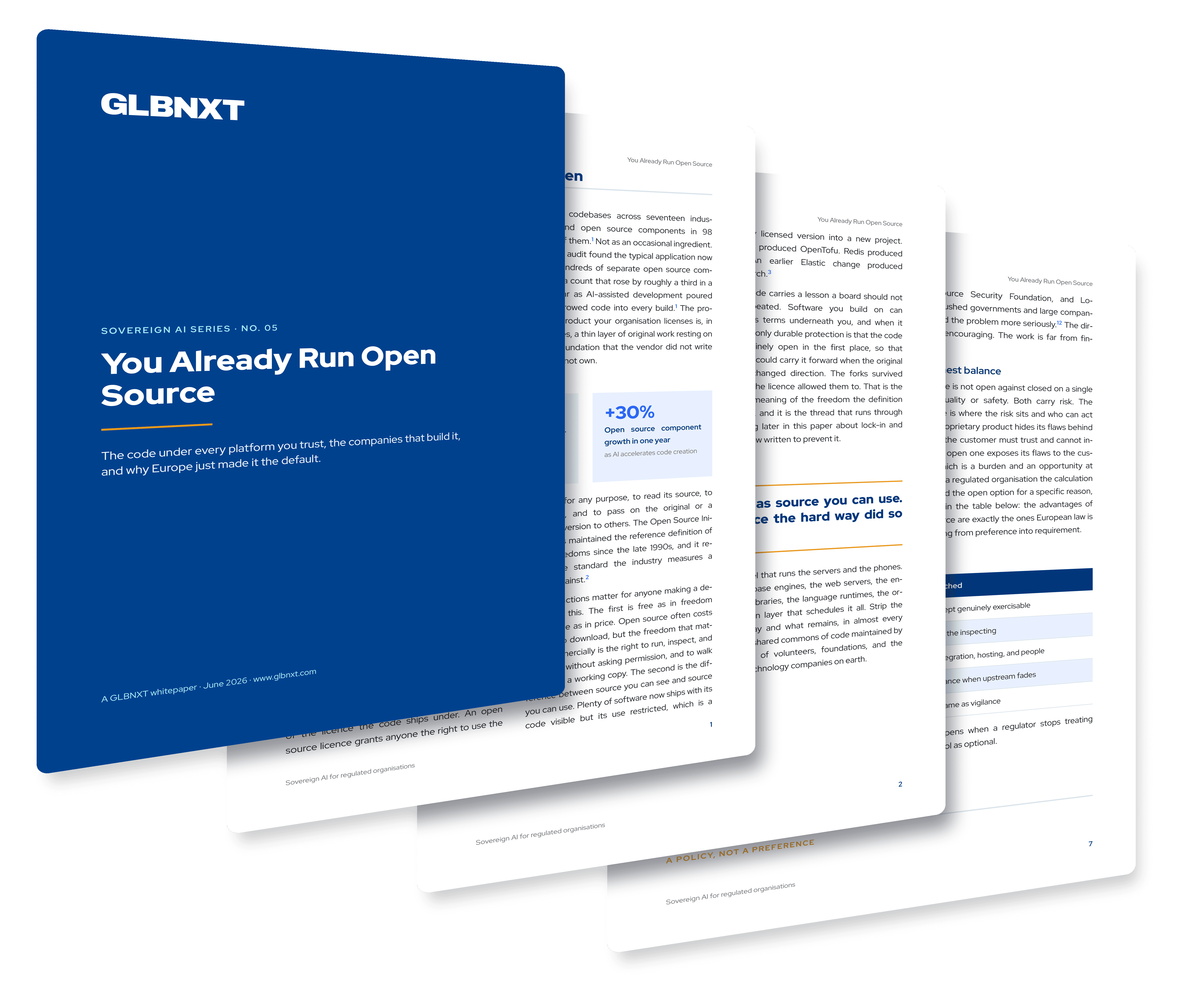 GLBNXT whitepaper - You already run Open Source
