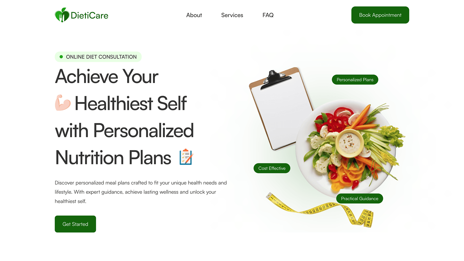 Dieticare Framer template