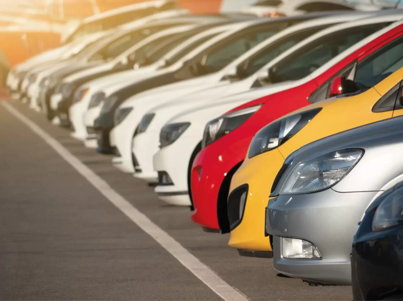 Image of parked vehicles.