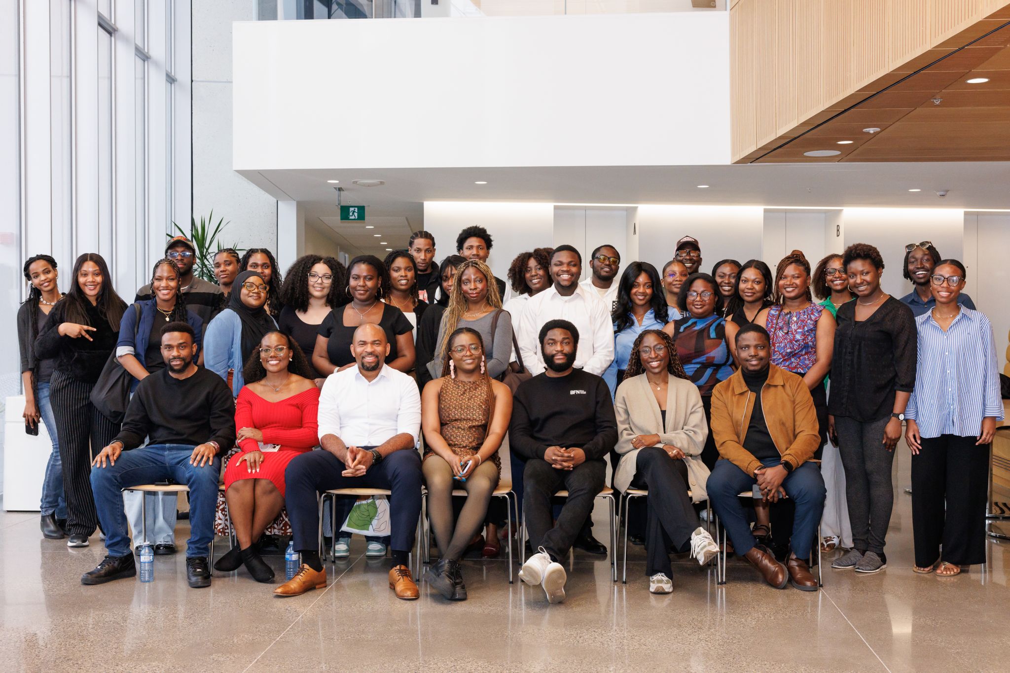 a person standing in front of a building