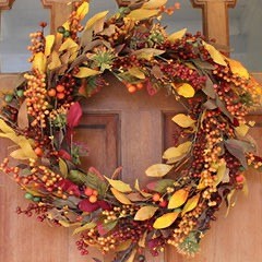 Saranac Fall Wreath