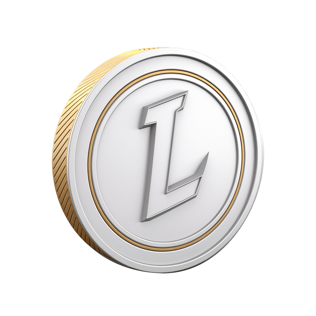Litecoin 3d icon
