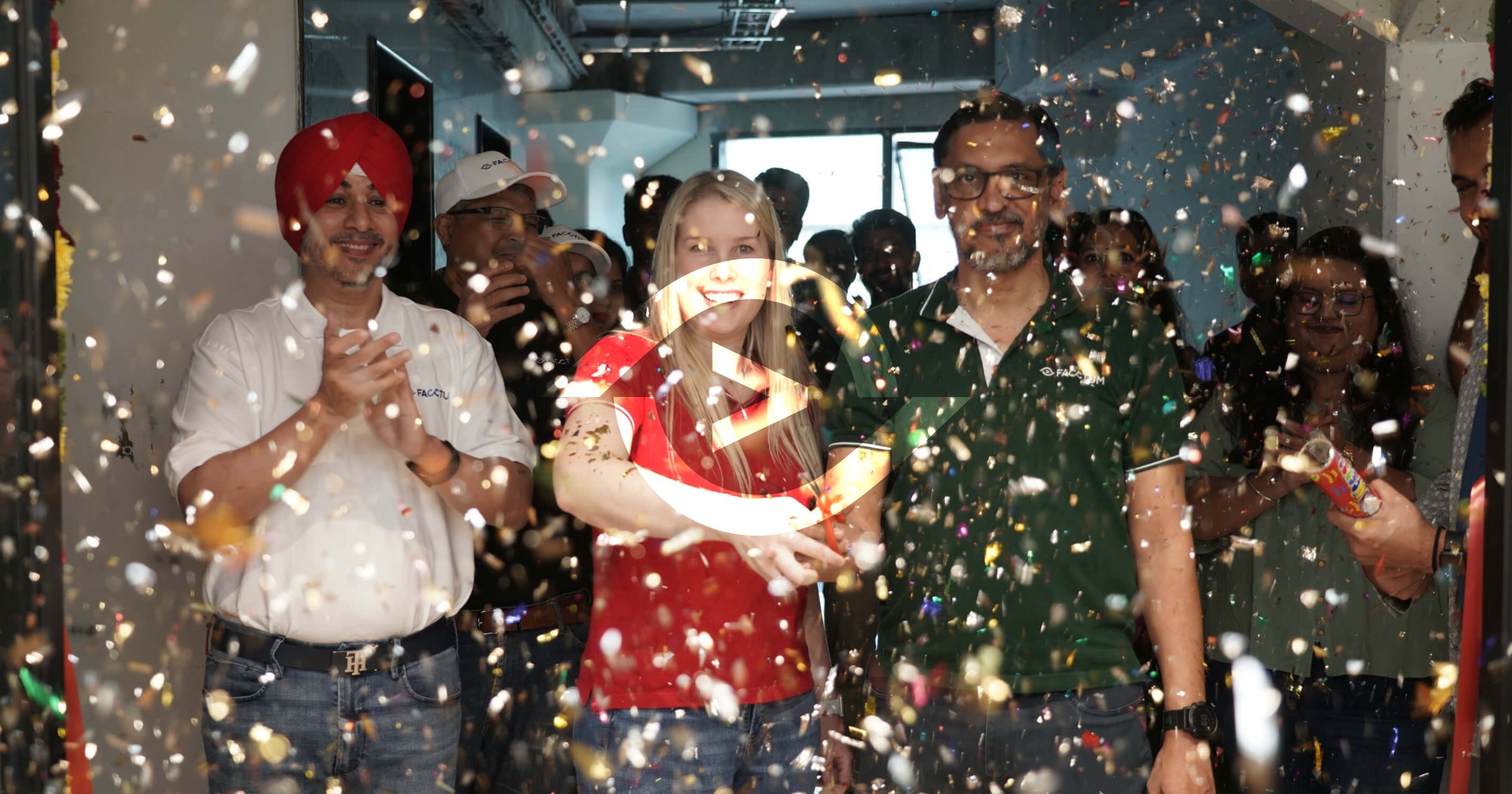 Facctum team celebrating as they mark the transition from on premise systems to a cloud first approach for compliance teams.