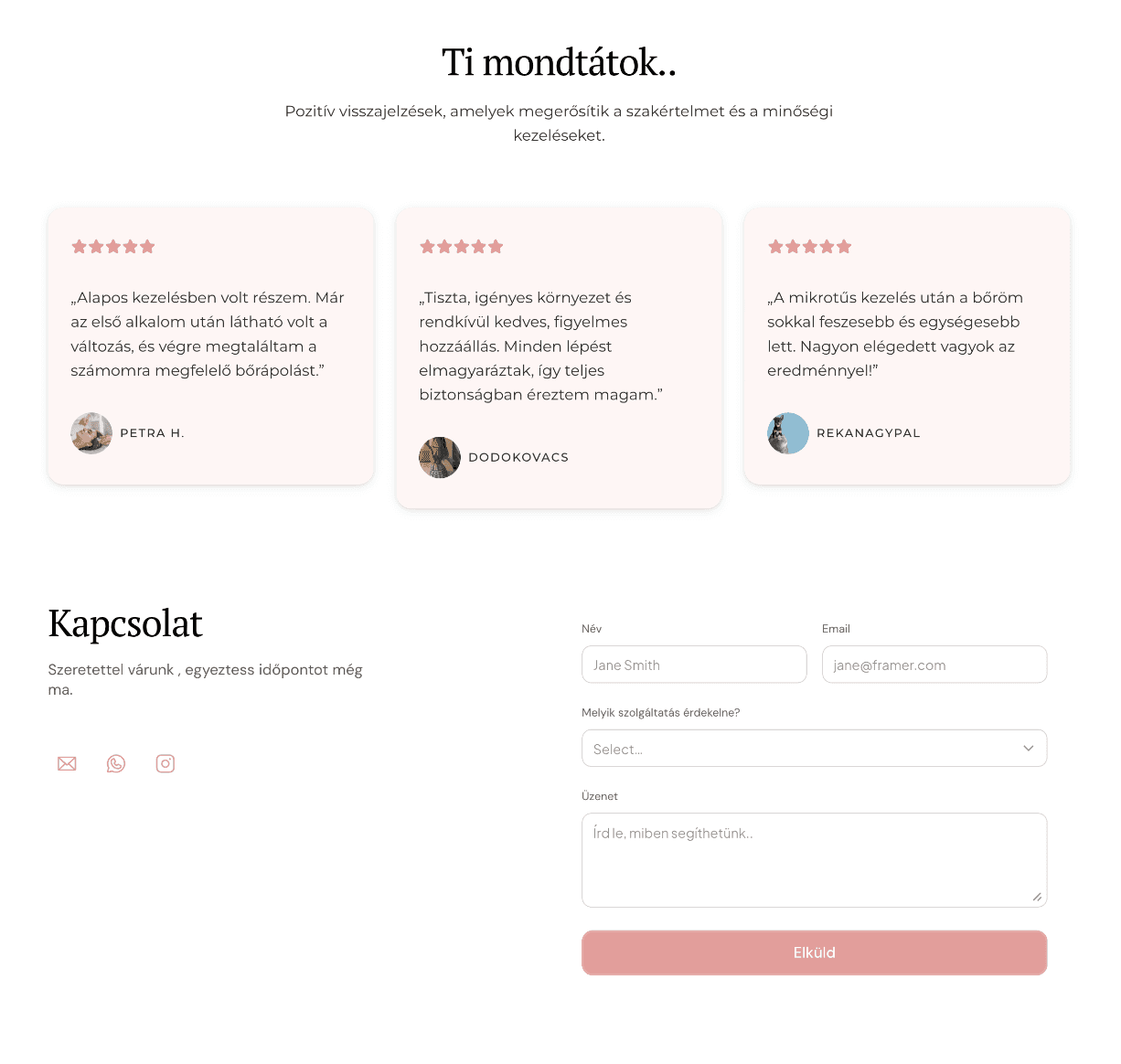 Időpontfoglalás és kapcsolatfelvétel állatorvosi weboldalon