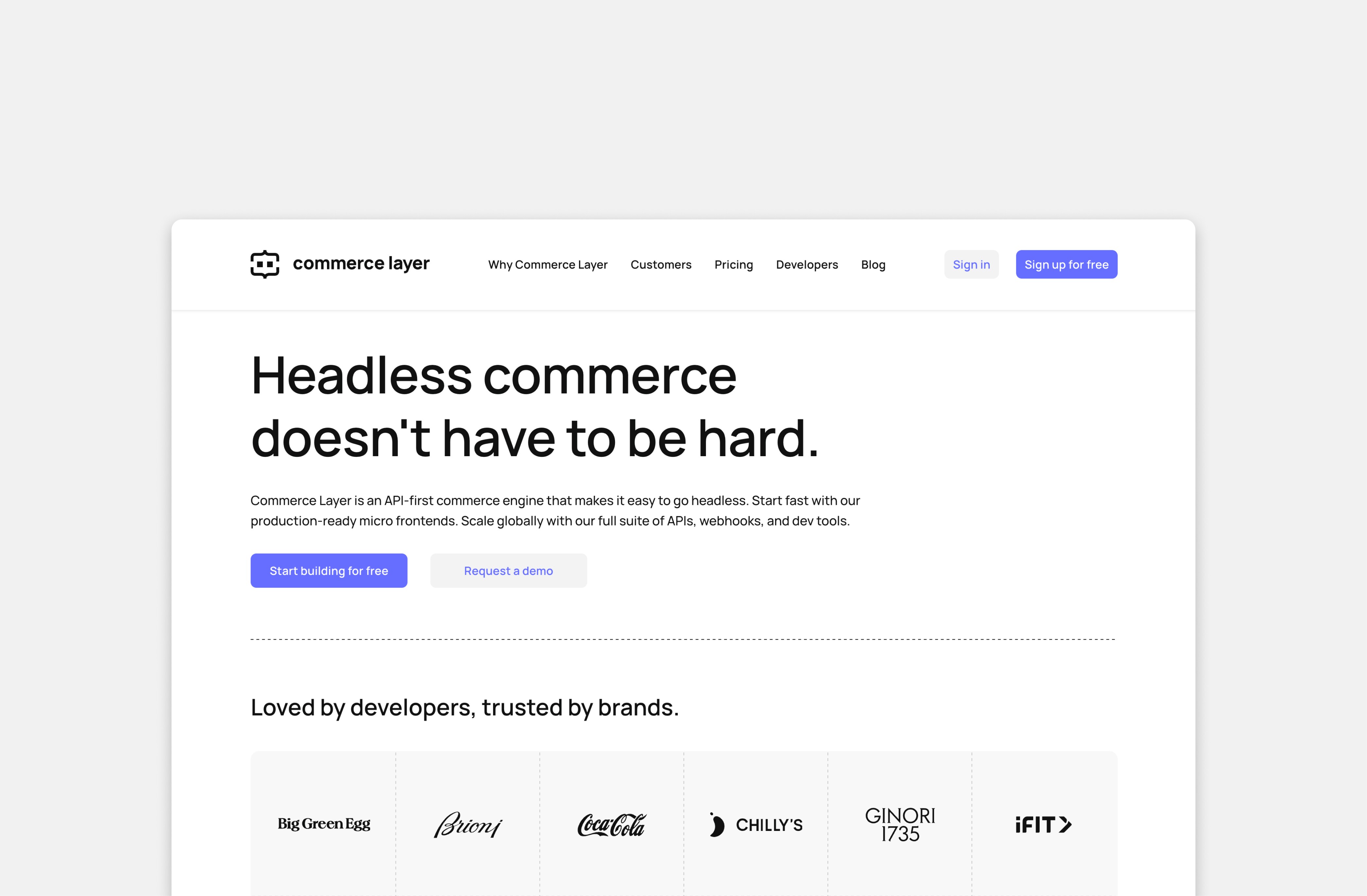 Commerce layer