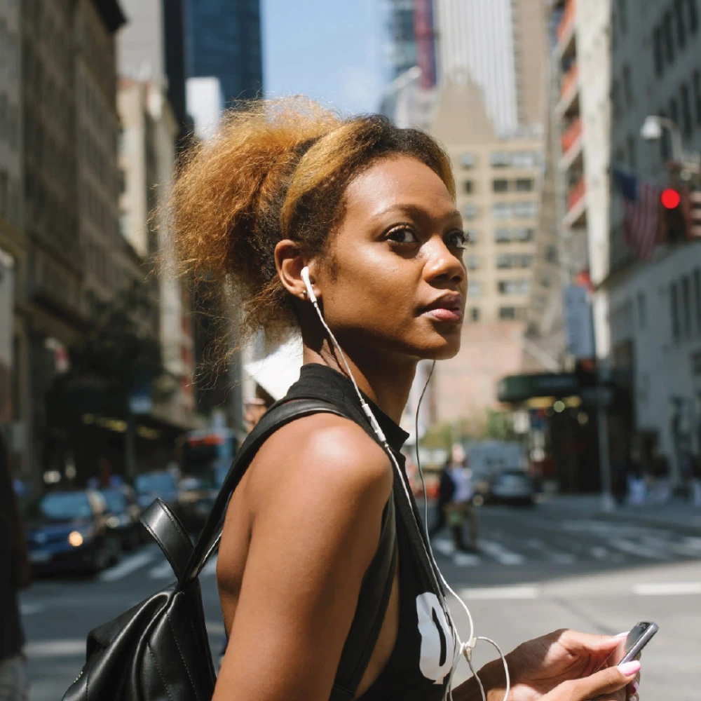 lady in new york