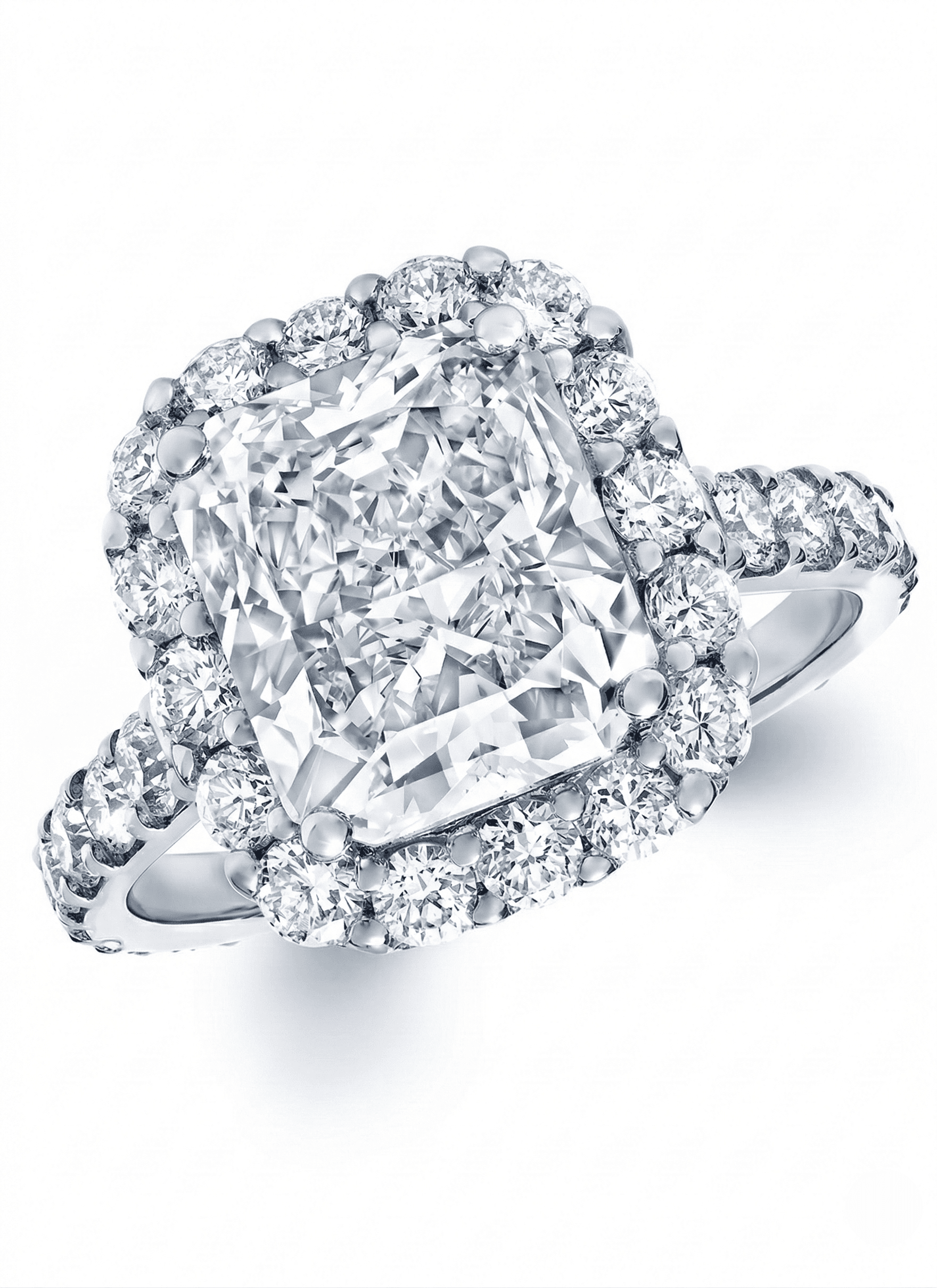 Master artisans crafting unique custom made engagement rings with Italian design