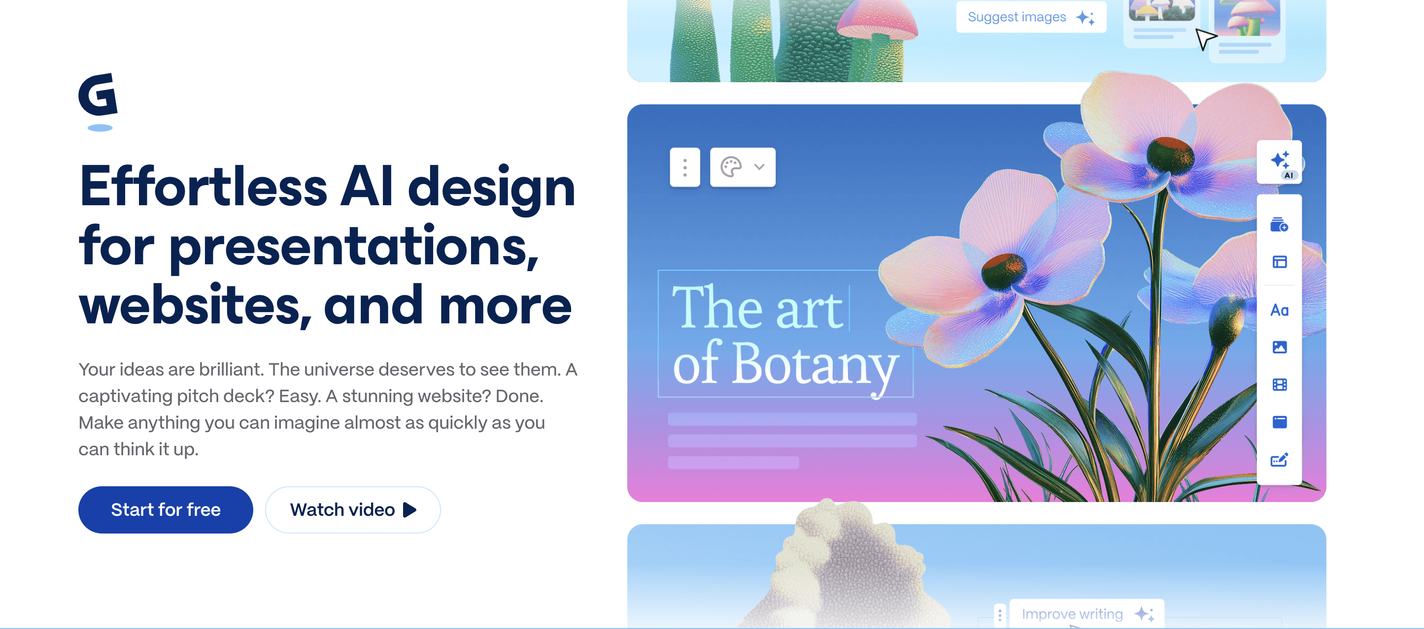 Gamma - presentation maker with AI