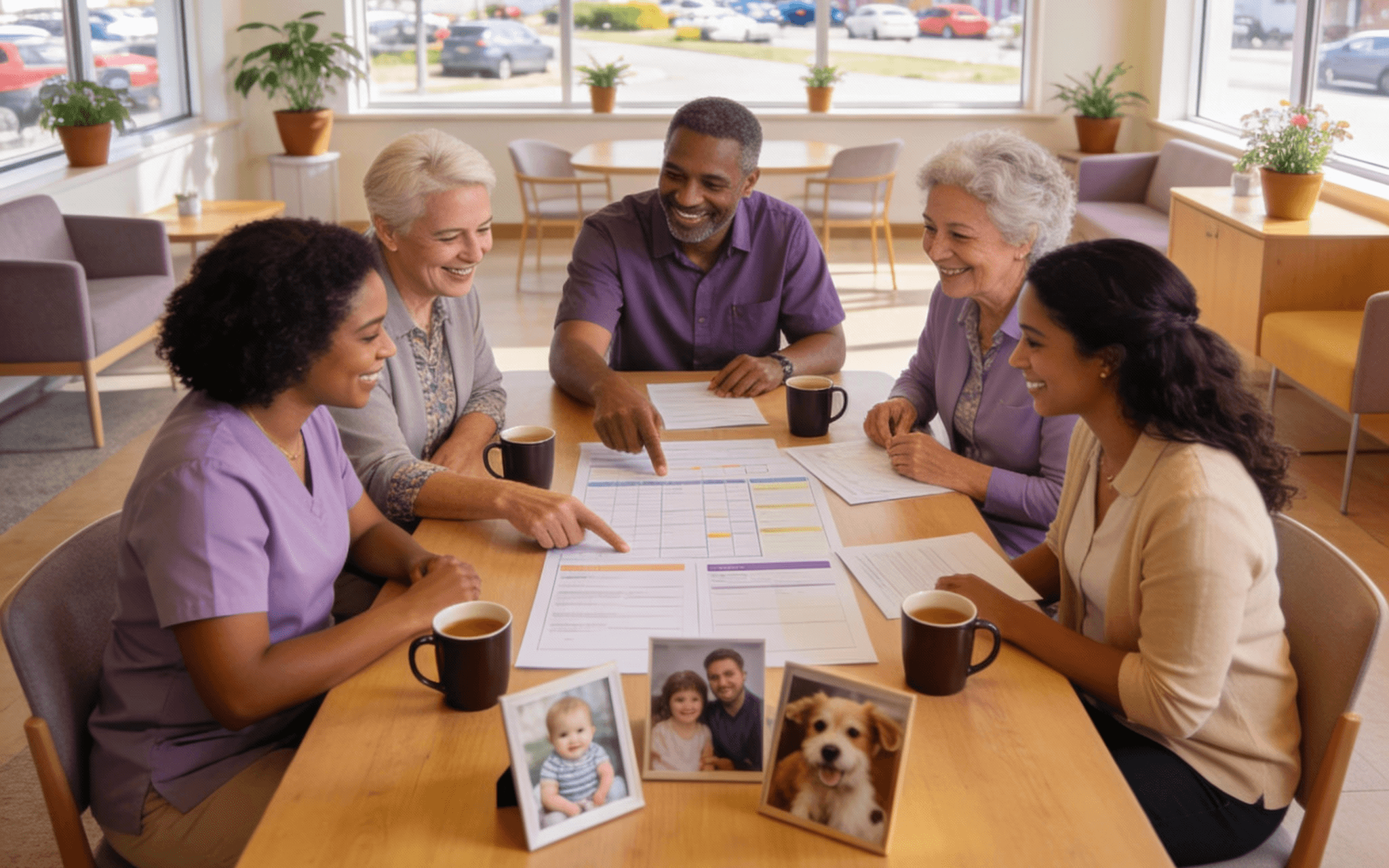 Community care team united in relational, person-centered care model 