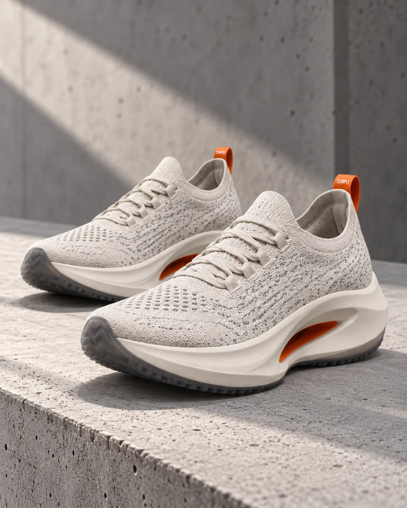 A pair of Tempo One on a concrete ledge