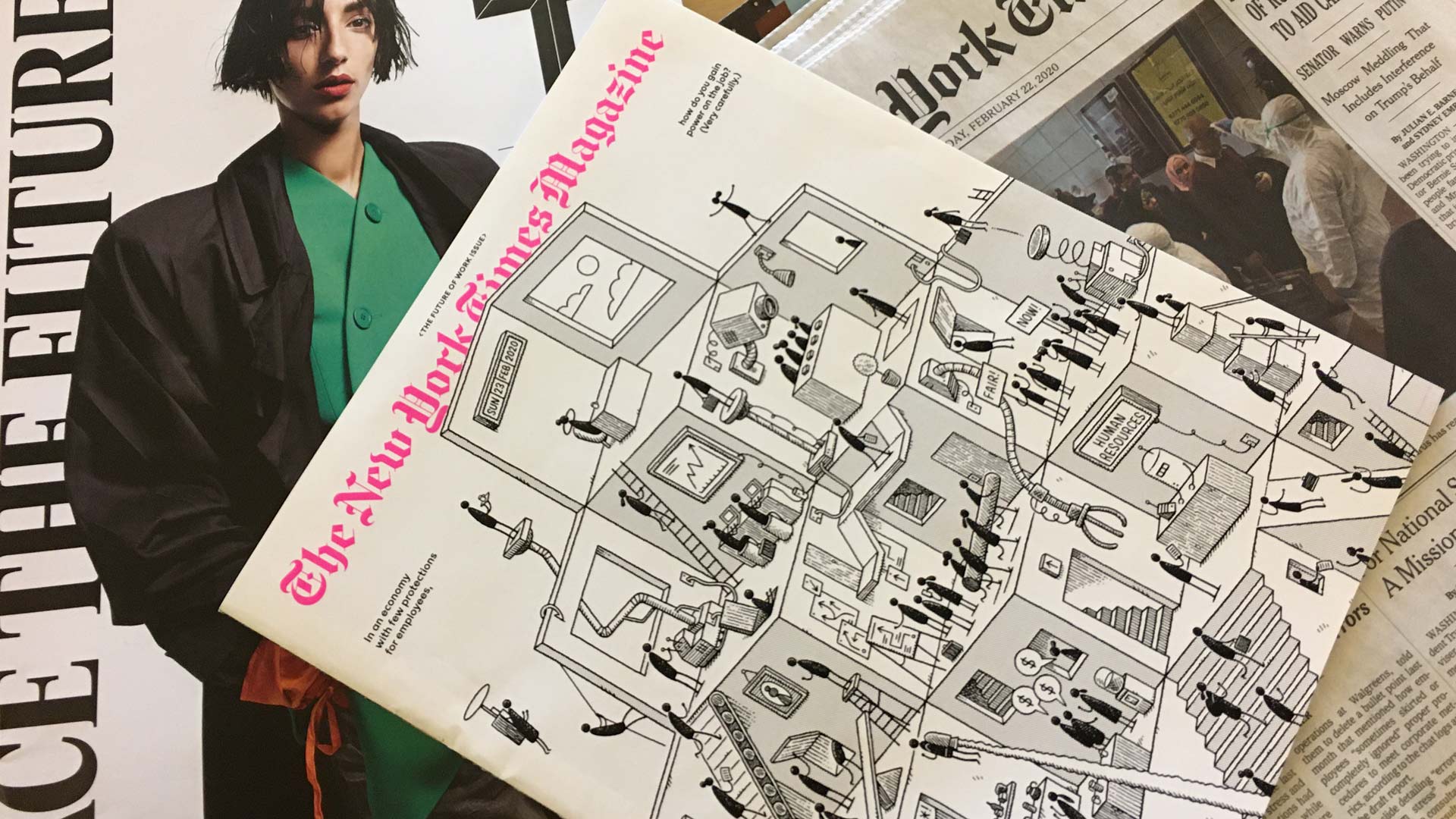 New York Times magazine and fashion section
