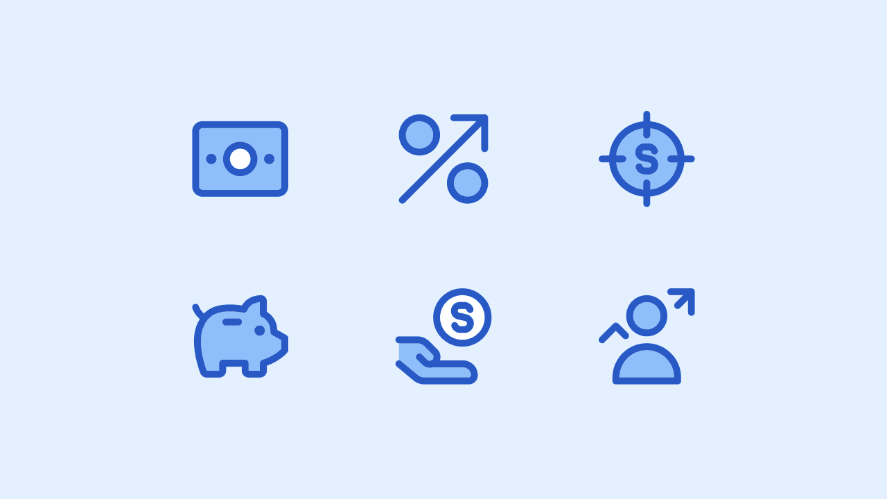 Core Duo Finance Icon Set