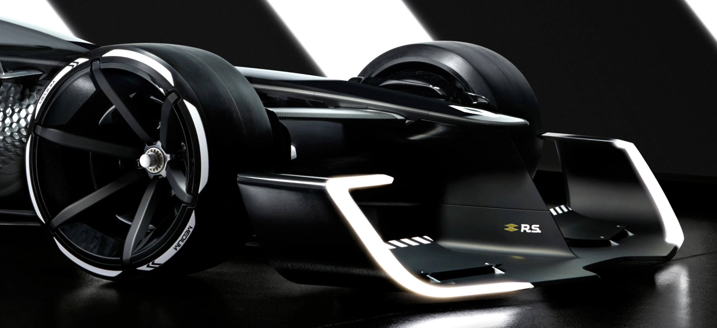 R.S. Vision final front DRL spoiler