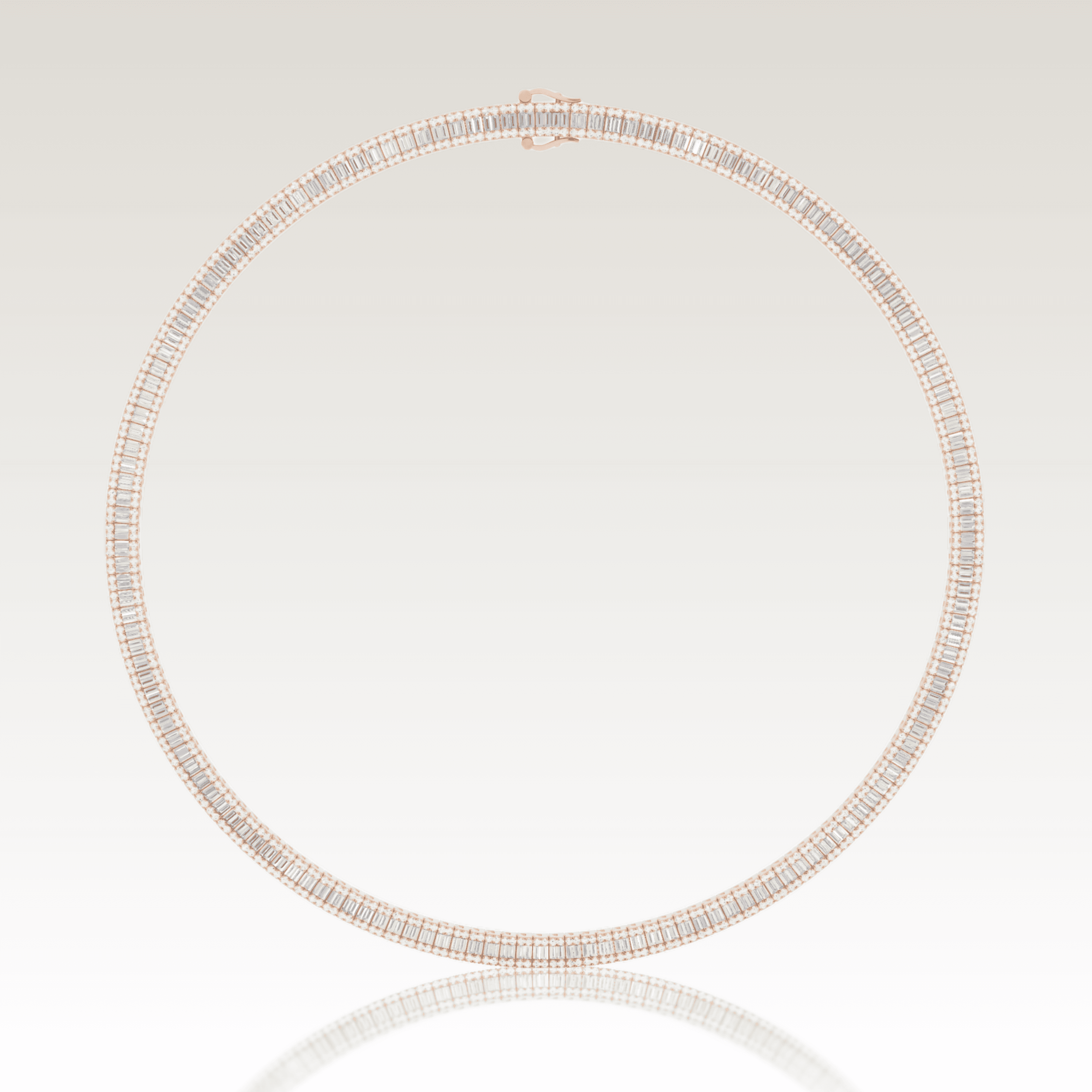 SAINT' Tennis Baguette Chain image 0