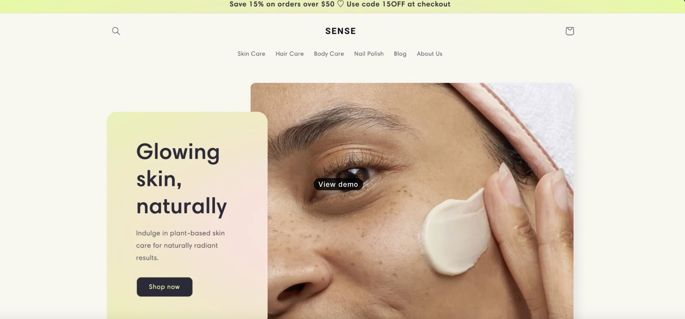 sense shopify theme