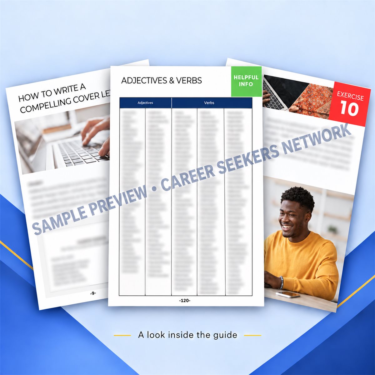 Inside the Cover Letter Guide: writing guidance, word choices and practical exercises