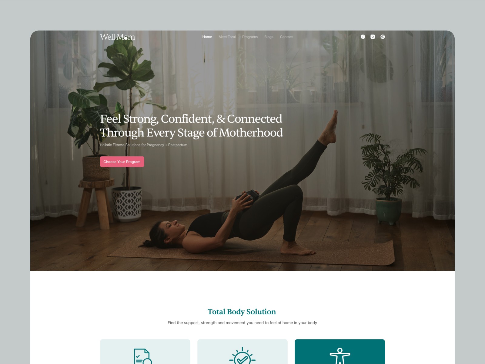 WellMom Fitness Project Thumbnail