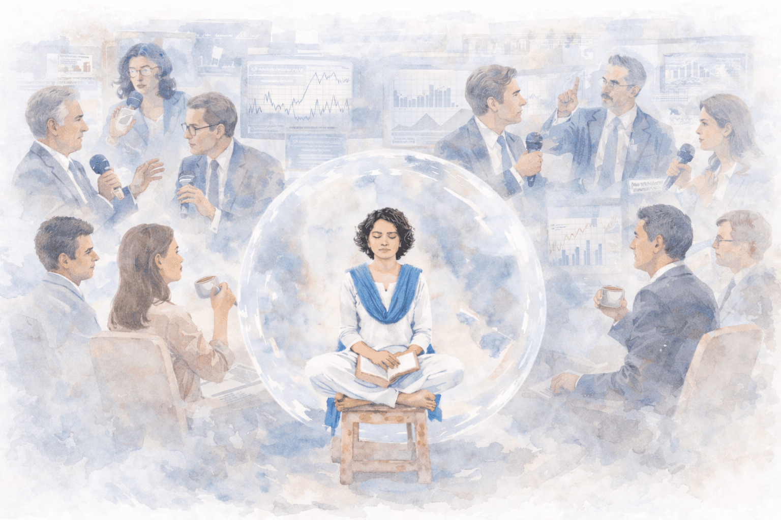 person sitting on rock near sea during daytime