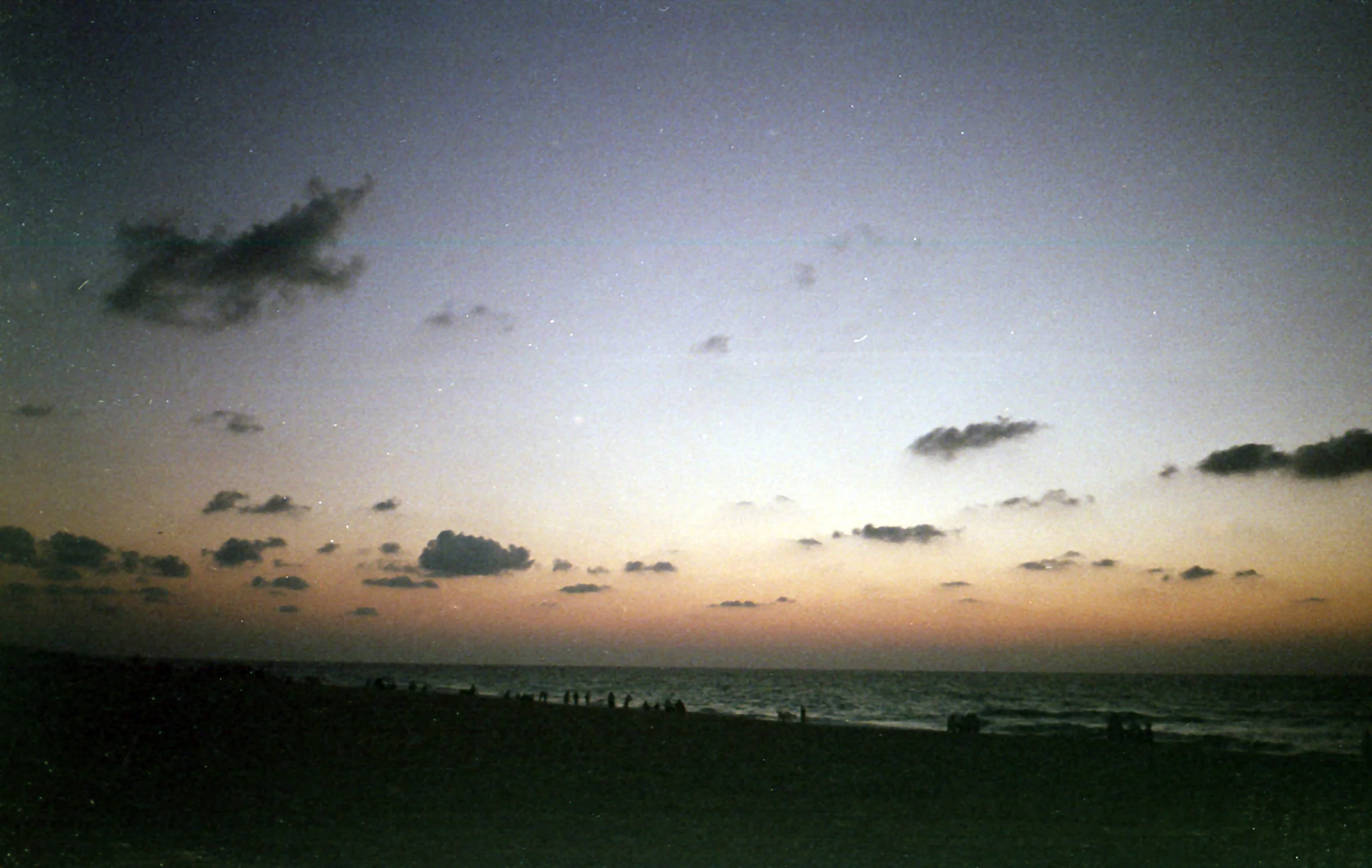 Clouds Over the Evening Sea