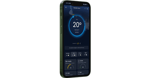 Phone app mockup