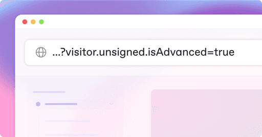 URL parameters and adaptive content