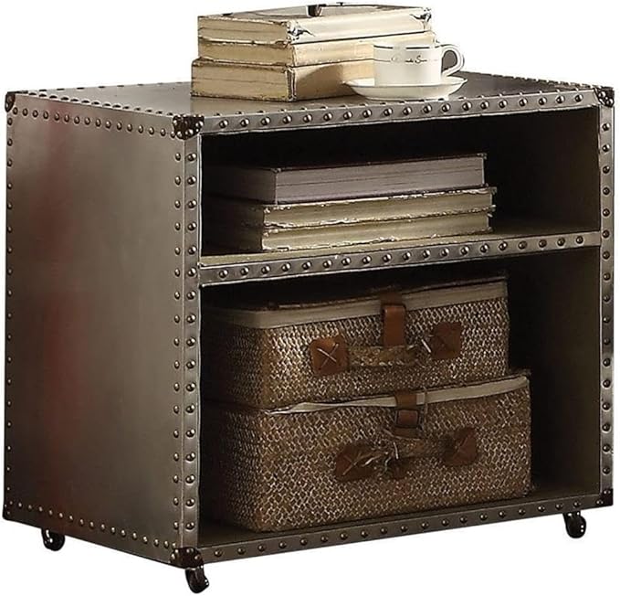 Aluminum nightstand – A stylish and functional furniture piece, perfect for any modern home.