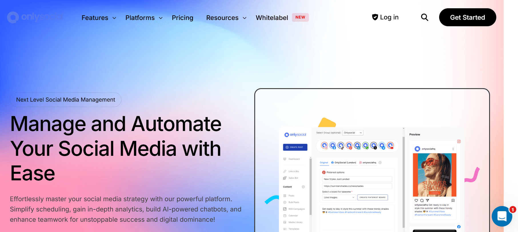 onlysocial -  Chatfuel Competitors	